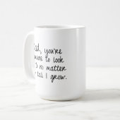 パパの引用文のマグ コーヒーマグカップ (正面左)