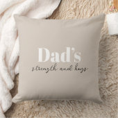 パパの強さと抱擁 – 父の日の贈り物 | クッション (ブランケット)