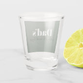 パパの強さと抱擁 – 父の日の贈り物 | ショットグラス (裏面)