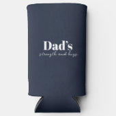 パパの強さと抱擁 – 父の日の贈り物 | スリム缶クーラー (正面)