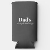 パパの強さと抱擁 – 父の日の贈り物 | スリム缶クーラー (正面)
