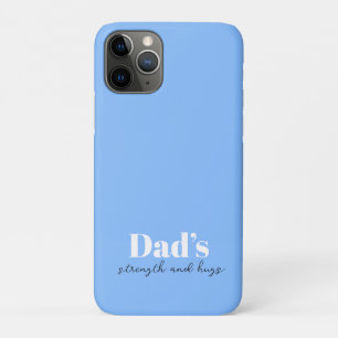 パパの強さと抱擁 – 父の日の贈り物 iPhone 11 PROケース