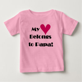 パパの心 ベビーTシャツ