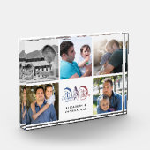 パパの息子と娘の引用文フォトコラージュの家族の名前 フォトブロック (左)