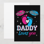 パパの愛は色を選ばない 招待状 (正面/裏面)