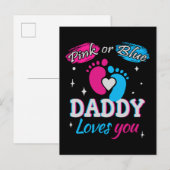 パパの愛は色を選ばない 案内ポストカード (正面/裏面)