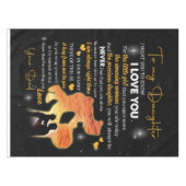 パパの愛を込めた娘への特別な手紙 テーブルクロス (正面(横))