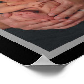 パパの手の中で安全 ポスター (角)