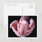 パパの手はがき ポストカード (正面/裏面)