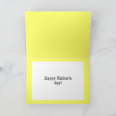 パパの抱き締めはパンダ最高ののパンダのカドルカード カード (内部)