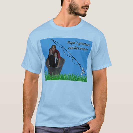 パパの捕獲物 Tシャツ (正面)