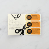 パパの日帰り:クーポンを使った父の日の挨拶 シーズンカード (内部)