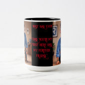 パパの日：究極の父の日のギフトマグ ツートーンマグカップ (中央)