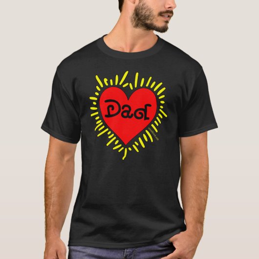 パパの暗闇のTシャツ愛して下さい Tシャツ (正面)