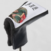 パパの最高のPalフォトゴルフパターカバー ゴルフヘッドカバー (3/4 正面)