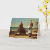 パパの来ること カード (黄色い花)