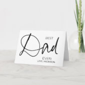 パパの果てしない父の日の誕生日贈り物 カード (正面)