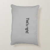 パパの椅子スポットホルダーグレー装飾用クッション アクセントクッション (裏面(縦))