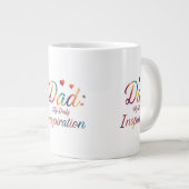 パパの毎日を元気に!特大マグカップ ジャンボコーヒーマグカップ (正面右)