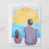 パパの水彩海ビュー シーズンカード (正面)