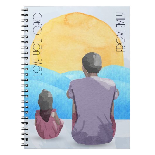 パパの水彩海ビュー ノートブック (正面)