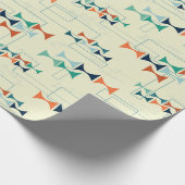 パパの洞穴のランプのかさ(青い) ラッピングペーパー (角)