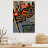 パパの滑り ポスター (キッチン)