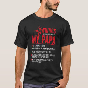 パパの父の日に知っておくべきこと Tシャツ