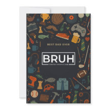 パパの父の日のギフトカードとしても知られるブラ