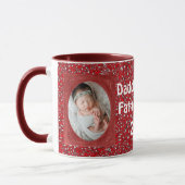 パパの父の日のフォトマパーソナライズされたグ マグカップ (左)