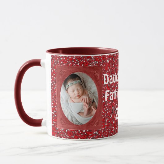 パパの父の日のフォトマパーソナライズされたグ マグカップ (左)