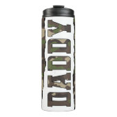 パパの父の日の写真カスタム緑 タンブラー (正面)