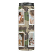 パパの父の日の写真カスタム緑 タンブラー (裏面)