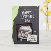 パパの父の日の写真カード カード (黄色い花)