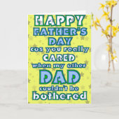 パパの父の日札のように カード (黄色い花)