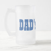 パパの父の日誕生日曇りガラスビアマグ フロストグラスビールジョッキ (左)