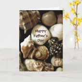 パパの父素晴らしの日札のシェル カード (黄色い花)