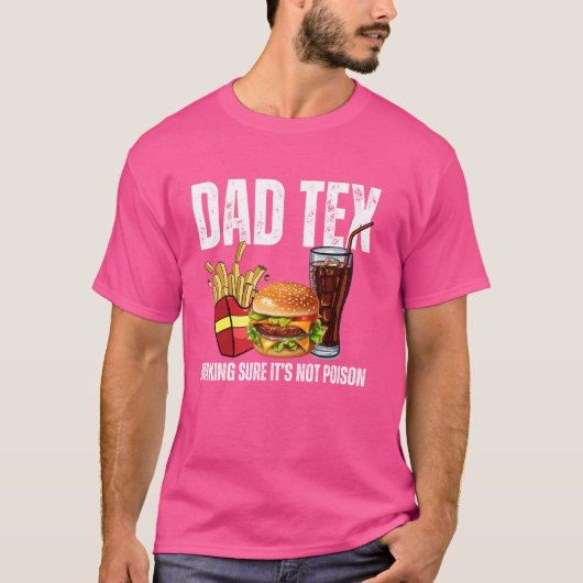 パパの父親を毒殺しないようおもしろいに Tシャツ (正面)