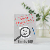 パパの物トップの秘密 ポストカード (スタンド正面)