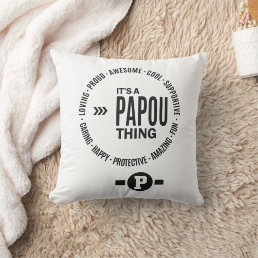 パパの物 クッション (ブランケット)