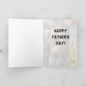 パパの男の洞窟 – 父の日のカード カード (内部)