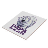 パパの白くま タイル (側面)