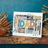 パパの究極のツールキット：愛と強さで構築 フォトプラーク (側面)