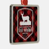 パパの第1シカの狩りパートナー メタルオーナメント (右)