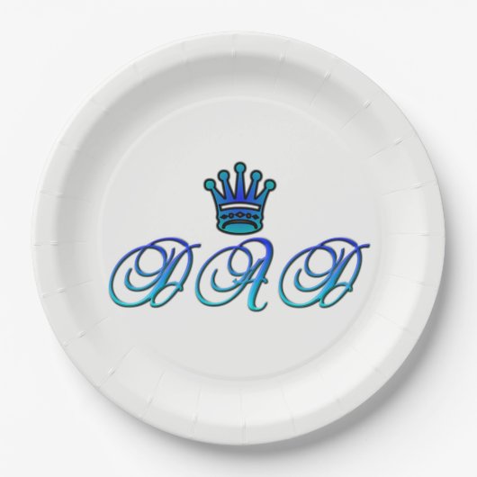 パパの紙皿9つ ペーパープレート (正面)