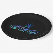 パパの紙皿9つ ペーパープレート (アングル)