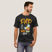 パパの蜂の日ガールハイブパーティー一致の誕生日 Tシャツ (正面フル)