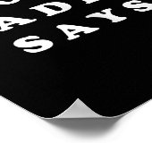 パパの言うことを聞きます ポスター (角)