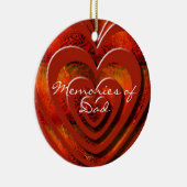 パパの記憶は、個人化なります セラミックオーナメント (右)