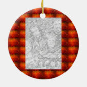 パパの記憶は、個人化なります セラミックオーナメント (裏面)